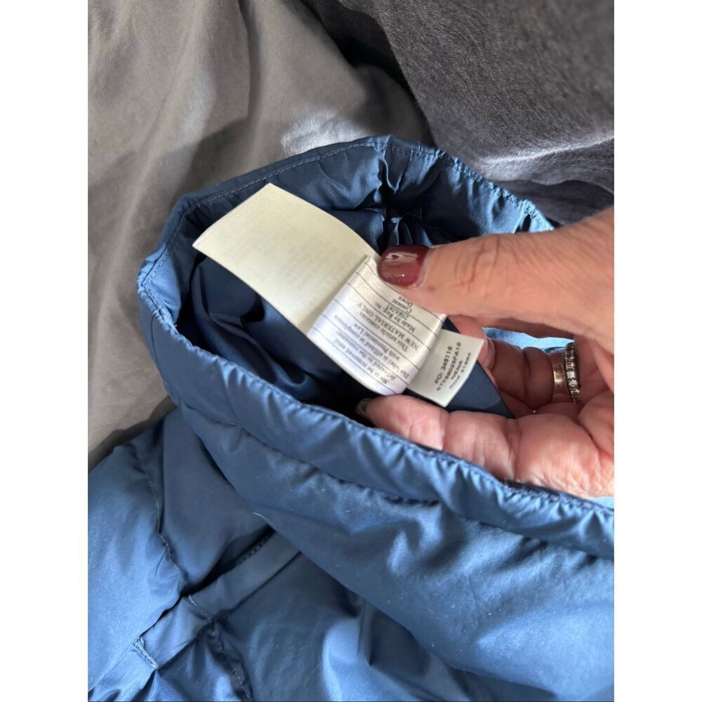 Patagonia Vintage Goose Down Blue Puffer Jacket Boys  Medium - Picture 11 of 13